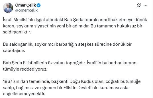 ANKARA, – AK Parti Genel Başkan Yardımcısı ve Parti Sözcüsü
