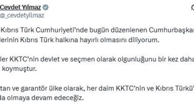 ANKARA, – CUMHURBAŞKANI Yardımcısı Cevdet Yılmaz, “Anavatan ve garantör ülke