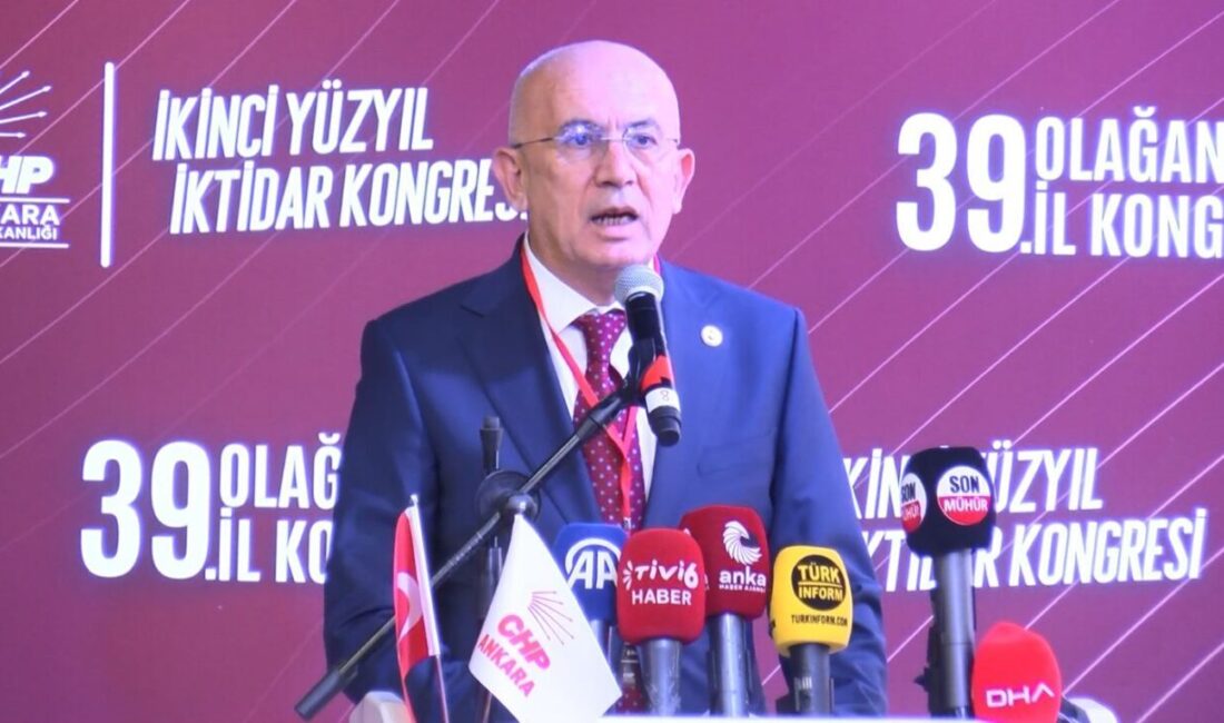 Nisa MİĞAL-Batuhan DURNAOĞLU/ANKARA, – CHP 39’uncu Olağan Ankara İl Kongresi,