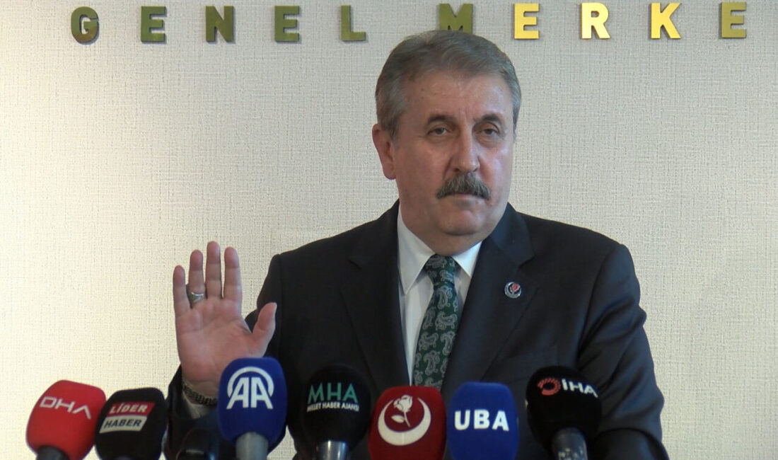 Destici: Sumud Filosu’ndaki gönüllüler derhal serbest bırakılmalıdır Gizem KARADAĞ-Ali Oğulcan ARSLAN/ANKARA, – BÜYÜK Birlik Partisi (BBP) Genel