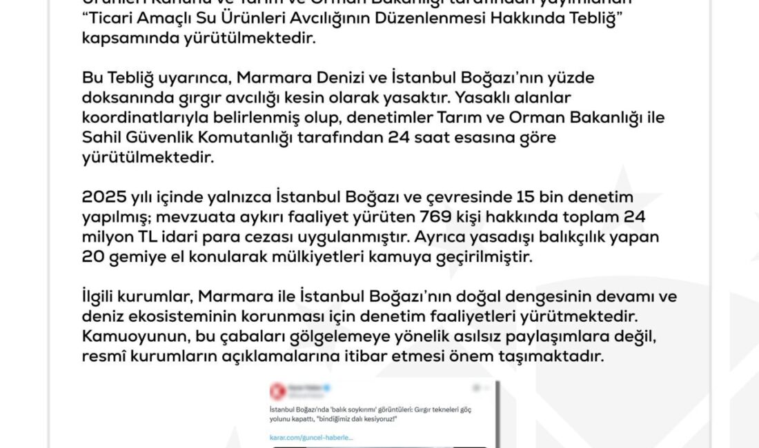 ANKARA, – İLETİŞİM Başkanlığı Dezenformasyonla Mücadele Merkezi’nden (DMM) yapılan açıklamada,