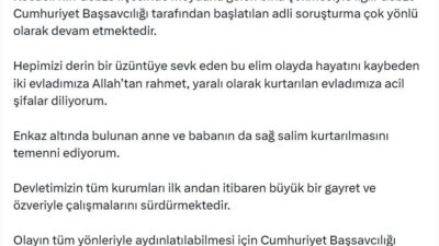 BAKAN TUNÇ: BİLİRKİŞİ HEYETİ GÖREVLENDİRİLDİ Adalet Bakanı Yılmaz Tunç, sosyal