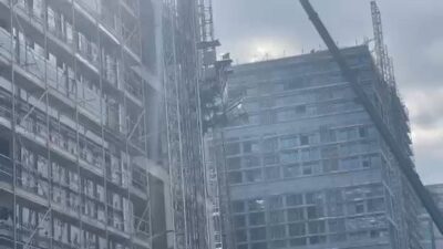 Özgür EREN/ İSTANBUL, – Bahçelievler’de inşatta bulunan yük asansörü 5’inci