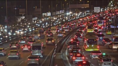 Mert ORDU/İSTANBUL, – İSTANBUL’da akşam saatlerinde trafik yoğunluğu yüzde 78’e