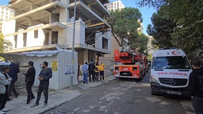 Mert ORDU/(İSTANBUL, DHA) — KADIKÖY’de inşaatta çalışan Nazım T., yüksekten