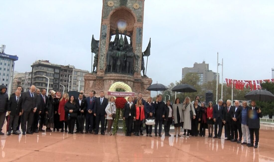 Yılmaz OKUR/İSTANBUL – TÜRKİYE Muhtarlar Konfederasyonu üyeleri Muhtarlar Günü nedeniyle