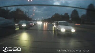 Murat SOLAK / İSTANBUL, – PENDİK, Sahil yolunda kullandığı otomobille