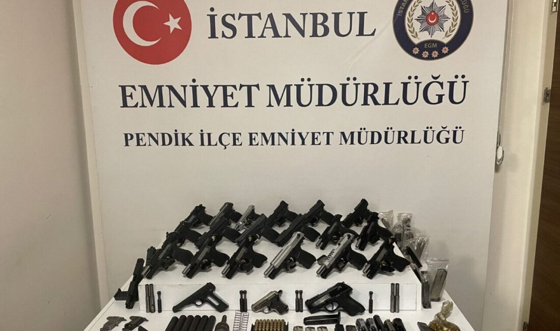 Emre KURT/İSTANBUL, – PENDİK’te silah imalatı ve ticareti yapıldığı belirlenen