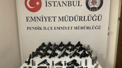 Emre KURT/İSTANBUL, – PENDİK’te silah imalatı ve ticareti yapıldığı belirlenen
