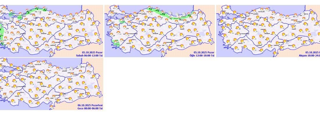 ANKARA, – METEOROLOJİ Genel Müdürlüğü, yurdun kuzey ve batı kesimlerinin