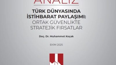 ANKARA, – MİLLİ İstihbarat Akademisi’nden (MİA) Doç. Dr. Muhammet Koçak’ın