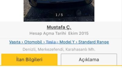 ANKARA, – TİCARET Bakanlığı tarafından, çevrim içi ilan platformunda satışa