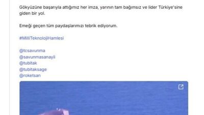 ANKARA, – SANAYİ ve Teknoloji Bakanı Mehmet Fatih Kacır, TÜBİTAK