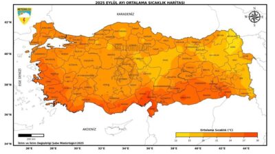 Gizem CENGİL/ANKARA, – METEOROLOJİ Genel Müdürlüğü’nün sıcaklık analizi raporuna göre,