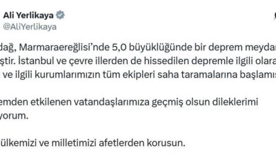 BAKAN YERLİKAYA’DAN AÇIKLAMA İçişleri Bakanı Ali Yerlikaya, sosyal medya hesabından