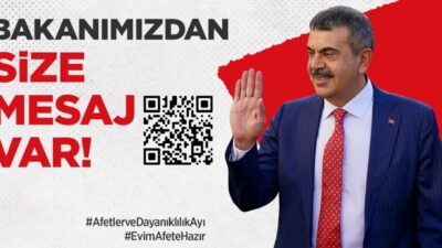 ANKARA, -MİLLİ Eğitim Bakanlığı’nca (MEB) ‘Afetler ve Dayanıklılık Ayı’ etkinlikleri