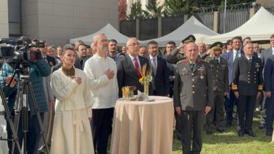 Kübra SONKAYA-Batuhan DURNAOĞLU/ANKARA, – UKRAYNA’nın bağımsızlığının 34’üncü yılı Ankara’da düzenlenen