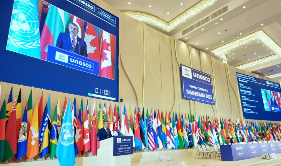 Gazze Vurgusu Eğitimin Barış Misyonu İhmal Edilmesin! Millî Eğitim Bakanı Yusuf Tekin, Özbekistan’ın Semerkant şehrinde düzenlenen UNESCO