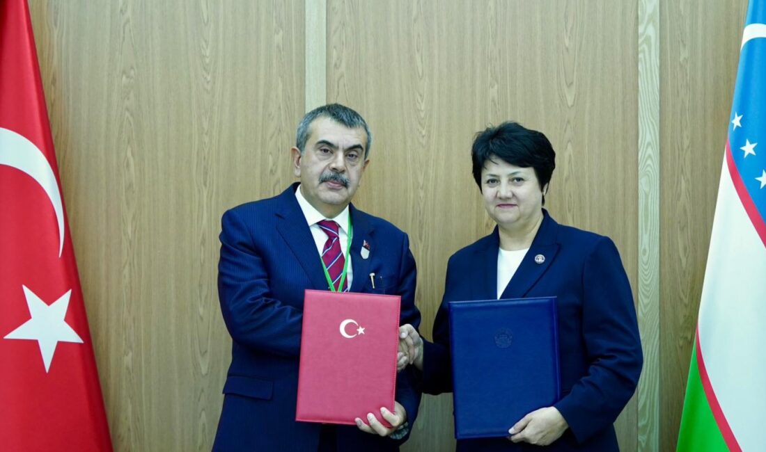 Türkiye ve Özbekistan’dan Eğitimde Tarihi Adım! Millî Eğitim Bakanı Tekin ve Özbek mevkidaşı Karimova, iki ülke
