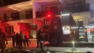 Eda KOÇ/ANKARA, -ANKARA’da 26 katlı binada çıkan, 1’i bebek 3