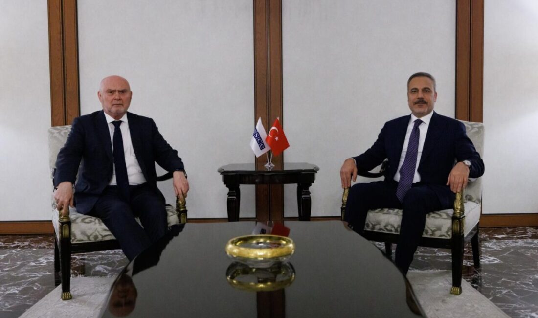 ANKARA, – DIŞİŞLERİ Bakanı Hakan Fidan, AGİT Genel Sekreteri Feridun