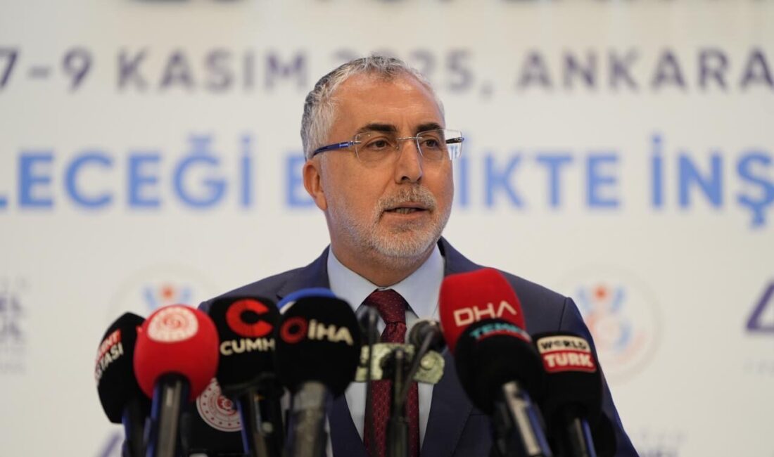 Umutcan ÖREN-Celal ATALAY/ANKARA, – ÇALIŞMA ve Sosyal Güvenlik Bakanı Vedat