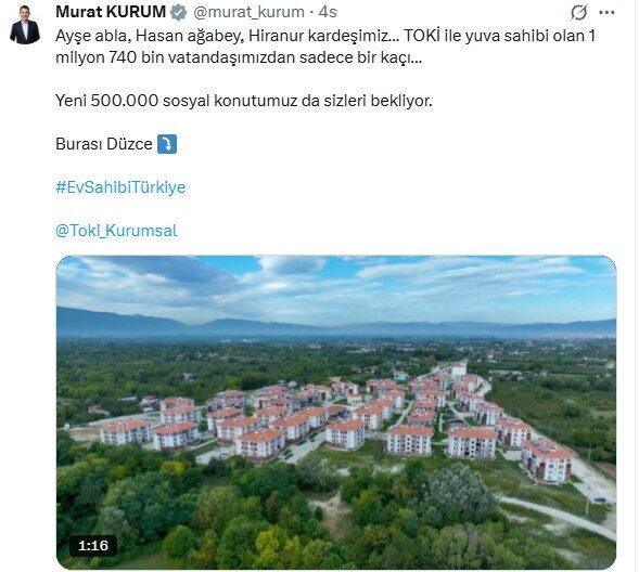 ANKARA, – ÇEVRE, Şehircilik ve İklim Değişikliği Bakanı Murat Kurum,
