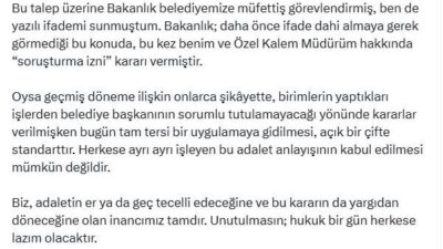 ‘EN KISA SÜREDE DANIŞTAY’A İTİRAZ EDECEĞİZ’ Ankara Büyükşehir Belediye Başkanı