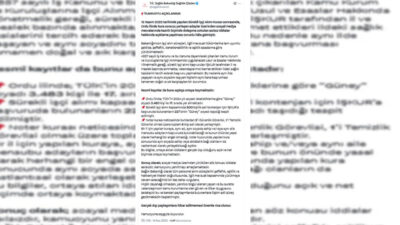 ANKARA, – SAĞLIK Bakanlığı, Ordu’da 12 Kasım 2025 tarihinde yapılan