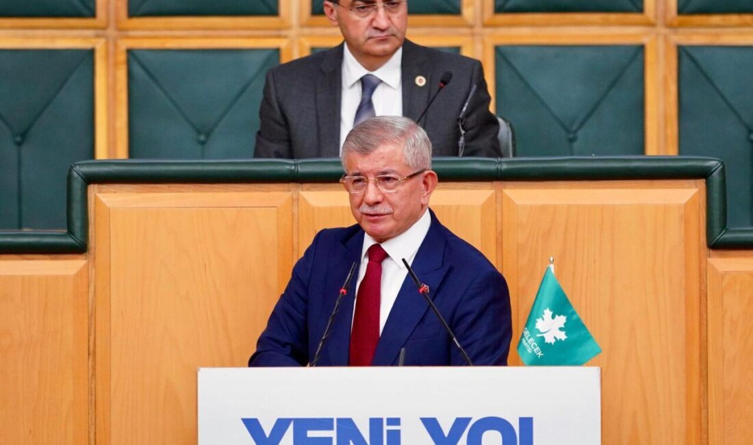 Aliekber METE/ANKARA, – GELECEK Partisi Genel Başkanı Ahmet Davutoğlu, “Ben