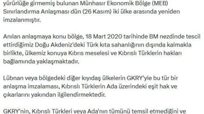 ANKARA, – DIŞİŞLERİ Bakanlığı Sözcüsü Öncü Keçeli, Lübnan ile Güney