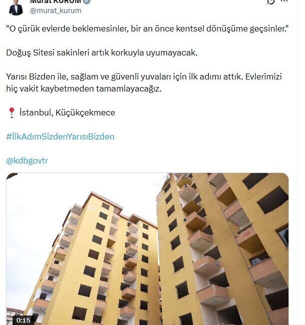 ANKARA, – ÇEVRE, Şehircilik ve İklim Değişikliği Bakanı Murat Kurum,