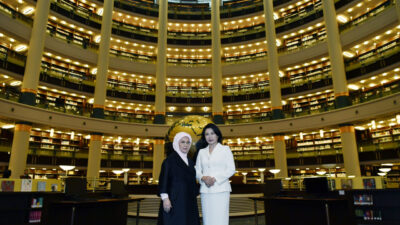 ANKARA, – CUMHURBAŞKANI Recep Tayyip Erdoğan’ın eşi Emine Erdoğan, Türkiye’ye