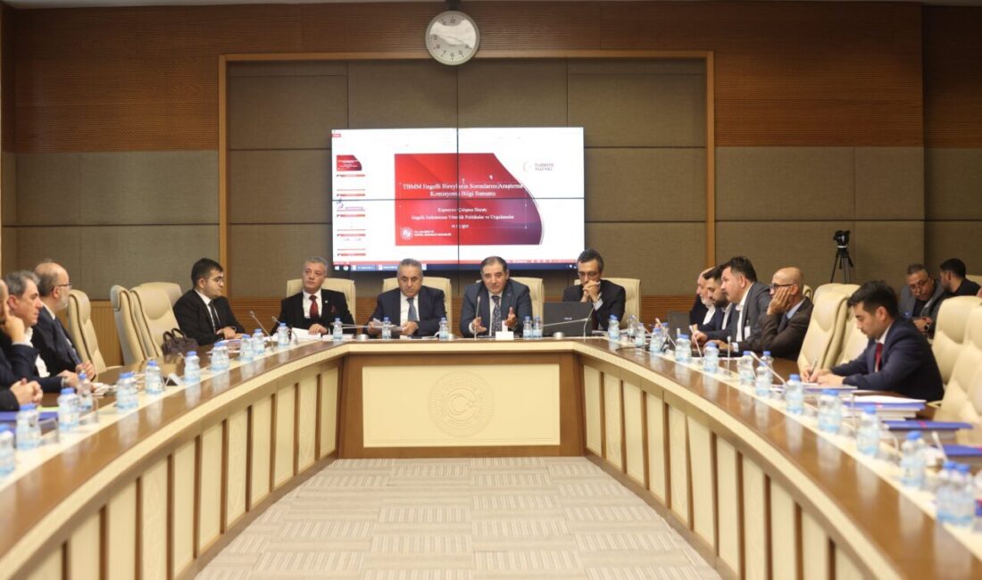 Aliekber METE/ ANKARA, – TBMM Engelli Bireylerin Sorunlarını Araştırma Komisyonu