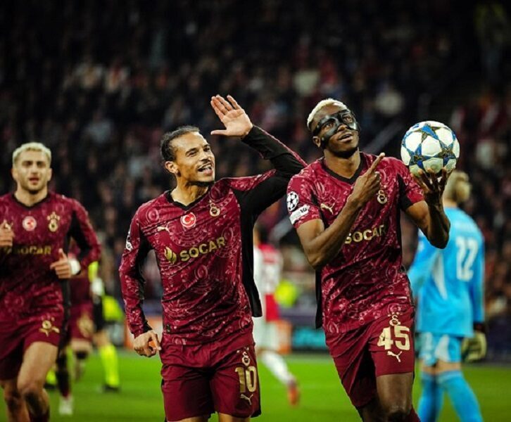 Galatasaray, Ajax’ı farklı yenerek Şampiyonlar Ligi’nde üst üste 3’üncü galibiyetini