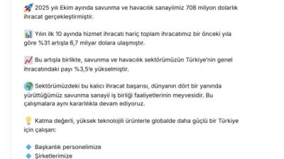 ANKARA, – SAVUNMA Sanayii Başkanı Haluk Görgün, “Savunma ve havacılık