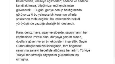 Ruken KADIOĞLU/ANKARA, – SAVUNMA Sanayii Başkanı Haluk Görgün, yerli ve