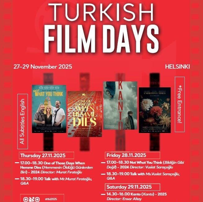 ANKARA, -KÜLTÜR ve Turizm Bakanlığı Sinema Genel Müdürlüğü’nün desteğiyle ‘Helsinki