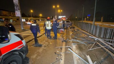 İhsan DÖRTKARDEŞ/İSTANBUL, – AVCILAR, D-100 Karayolu’nda sürücüsünün direksiyon hakimiyetini kaybettiği