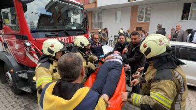 İhsan DÖRTKARDEŞ/İSTANBUL, -Avcılar’da yemeğini ocakta unutan Nuri Kamer (66), evi