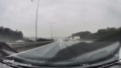 İsa ALMAÇAYIR-Hiba HAKBİLİR/İSTANBUL, -BEYKOZ Kuzey Marmara Otoyolu’nda seyir halinde olan