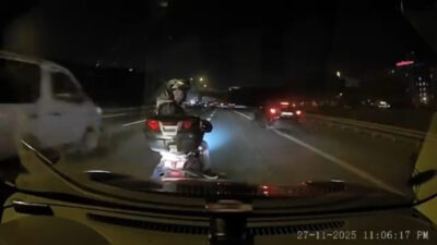 Doğan Can CESUR / İSTANBUL – KAĞITHANE TEM Otoyolu’nda ilerleyen