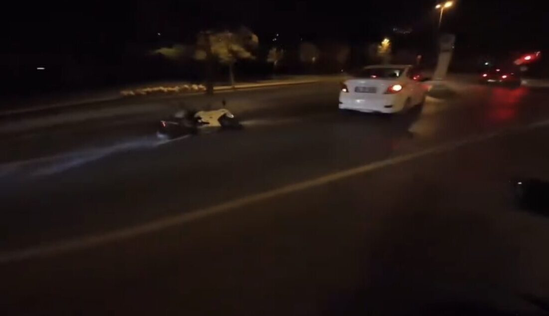 Mert ORDU/İSTANBUL, – MALTEPE’de seyir halindeki motosiklet, hatalı şerit değiştiren