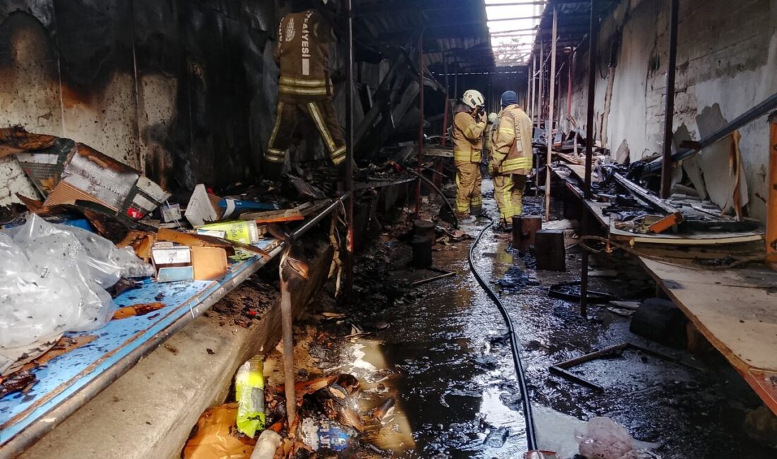 Uğur Samet AVCI / İSTANBUL, -Silivri’de otomotiv parçaların depolandığı iş