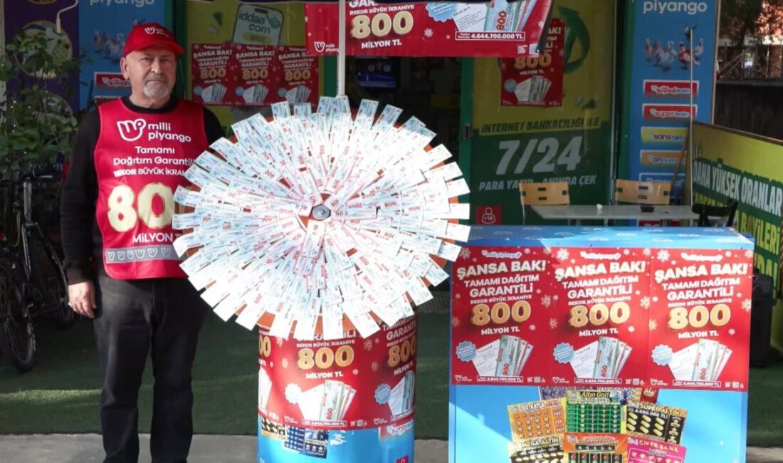 İSTANBUL, – MİLLİ Piyango’nun yılbaşı özel çekilişi için bilet satışları