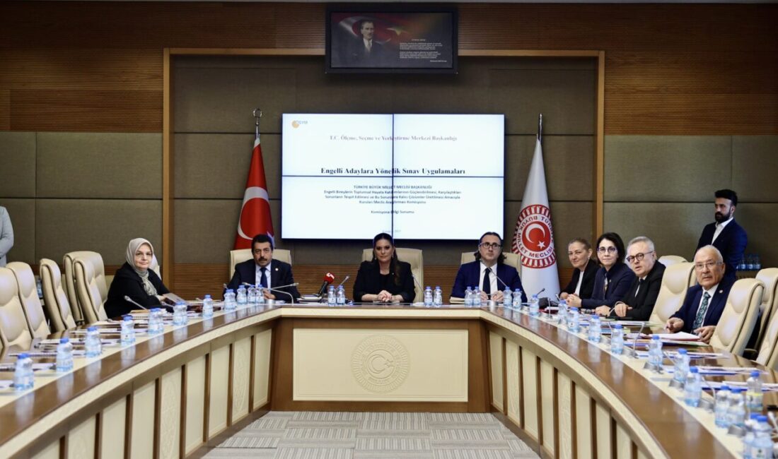 Aliekber METE/ ANKARA, – ENGELLİ Bireylerin Sorunlarını Araştırma Komisyonu’nda sunum