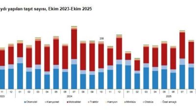 ANKARA, – TÜRKİYE İstatistik Kurumu (TÜİK), ekim ayında trafiğe kaydı