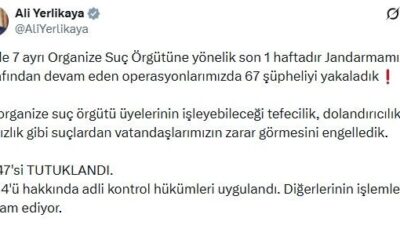 Umutcan ÖREN/ANKARA, – İÇİŞLERİ Bakanı Ali Yerlikaya, 7 ilde 7