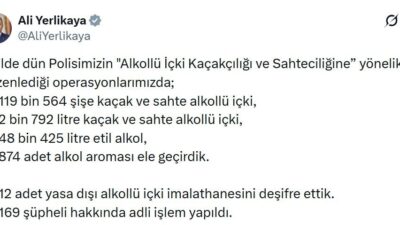 Umutcan ÖREN/ANKARA, – İÇİŞLERİ Bakanı Ali Yerlikaya, 81 ilde dün