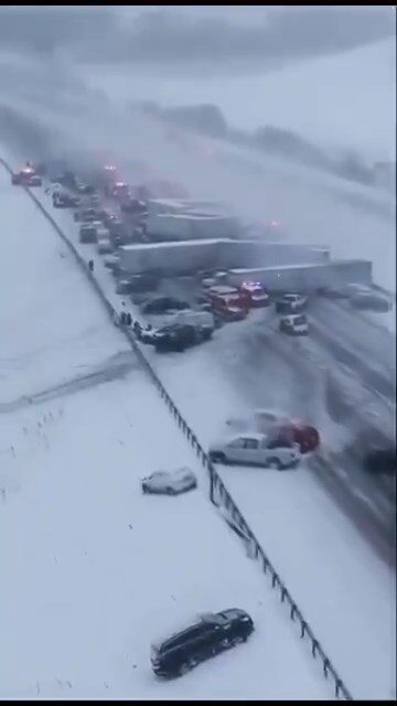 ABD, – ABD’nin Indiana eyaletinde 50’den fazla aracın karıştığı zincirleme